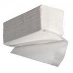 White V-Fold Hand Towels