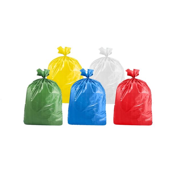 bin liners colour coded