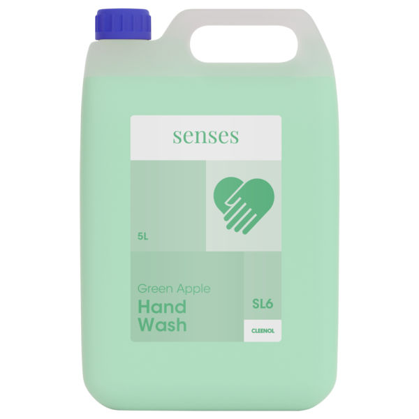 cleenol Senses-Green-Apple-Hand-Wash-5L-072742X5