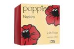 poppies napkins red 33cm